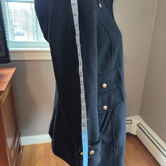 Ellen Tracy Women's Black Wool Coat - Picture 16 of 16